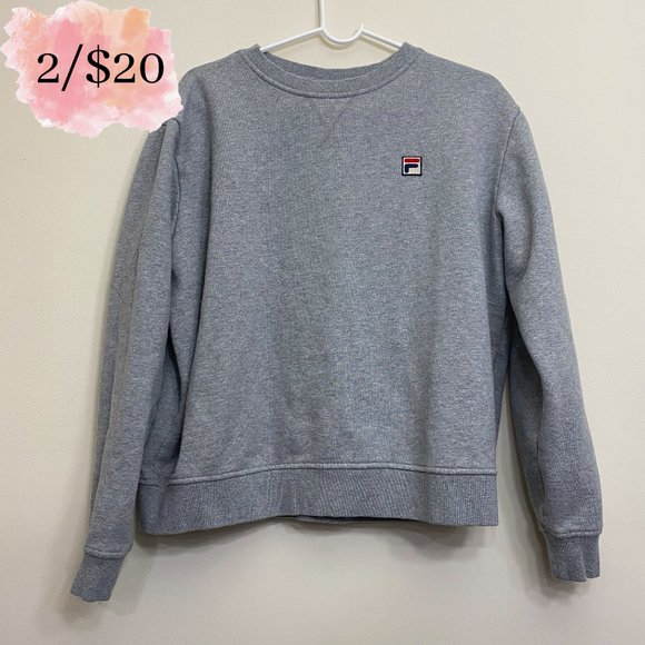 Fila Tops - Gray Fila Sweatshirt